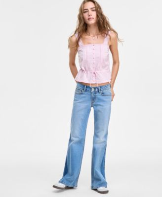 Women's Brynnley Cotton Lace-Trim Blouse