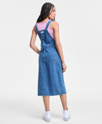 Women's Tico Cotton Denim Jumper Dress