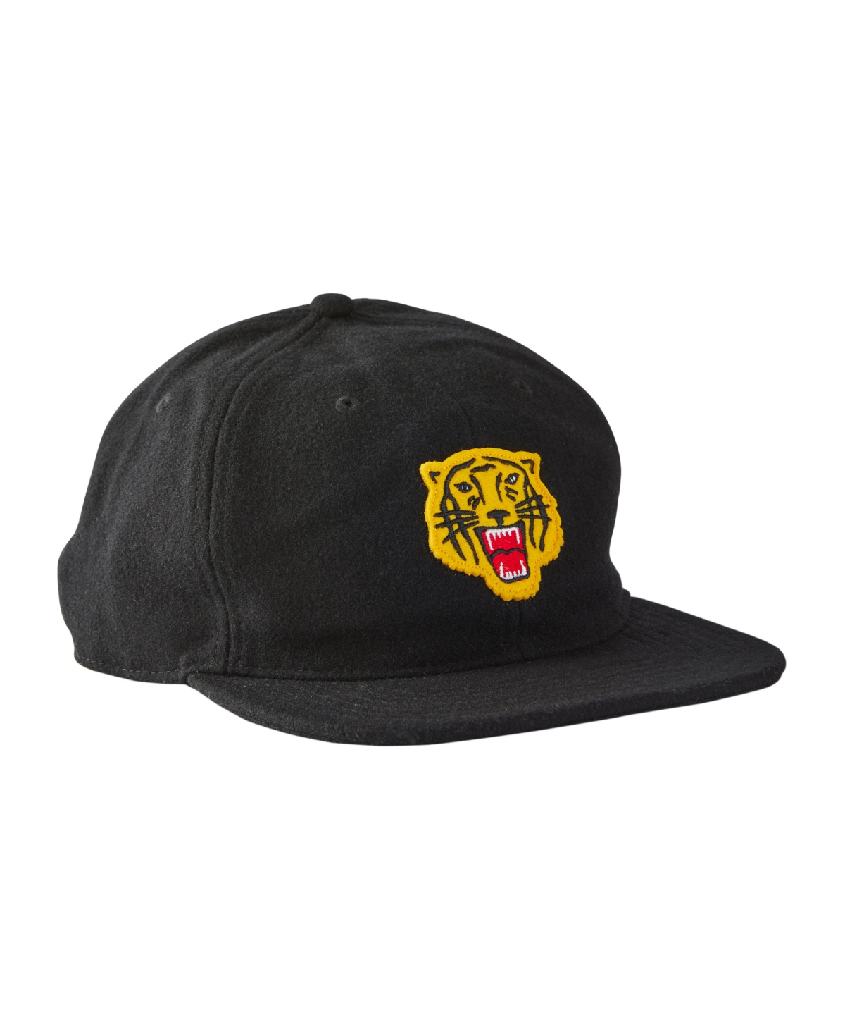 Men's 6 Panel Ball Cap - Black, Tiger ball