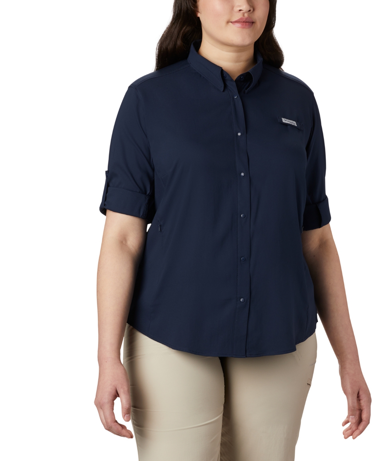 COLUMBIA PLUS SIZE TAMIAMI LONG SLEEVE SHIRT 