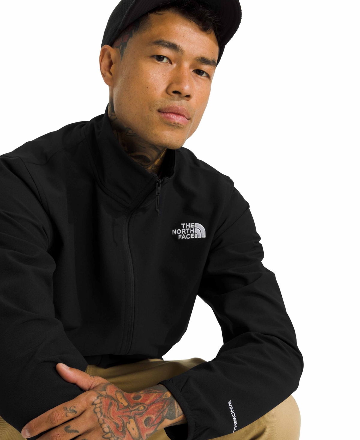 The North Face Men's Willow Stretch Jacket In Black