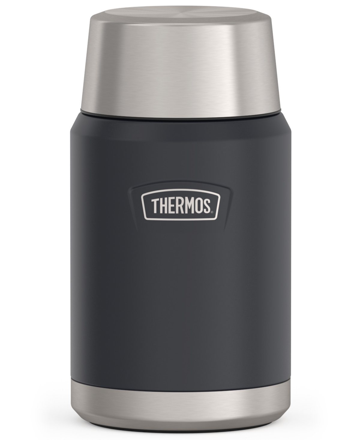 Thermos Icon Series 24 Oz. Food Jar With Spoon In Granite Gray