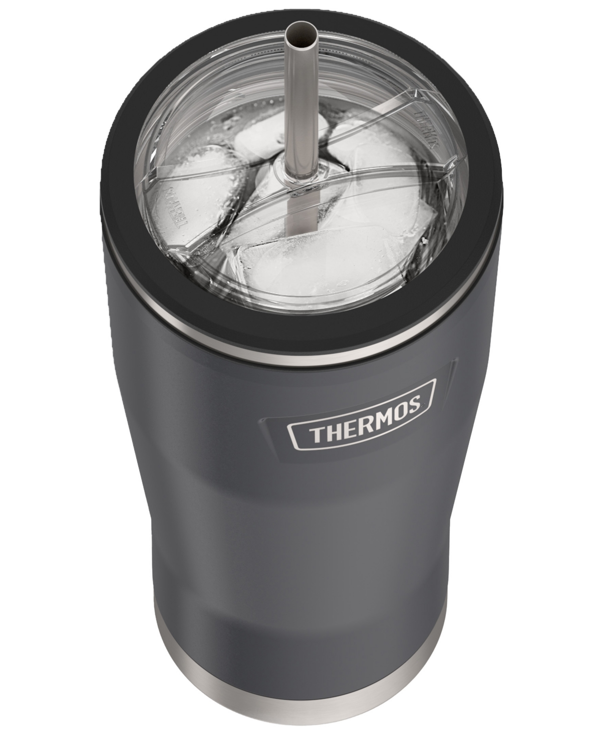Thermos Icon Series 24 Oz. Tumbler With Slide Lock Lid In Granite Gray