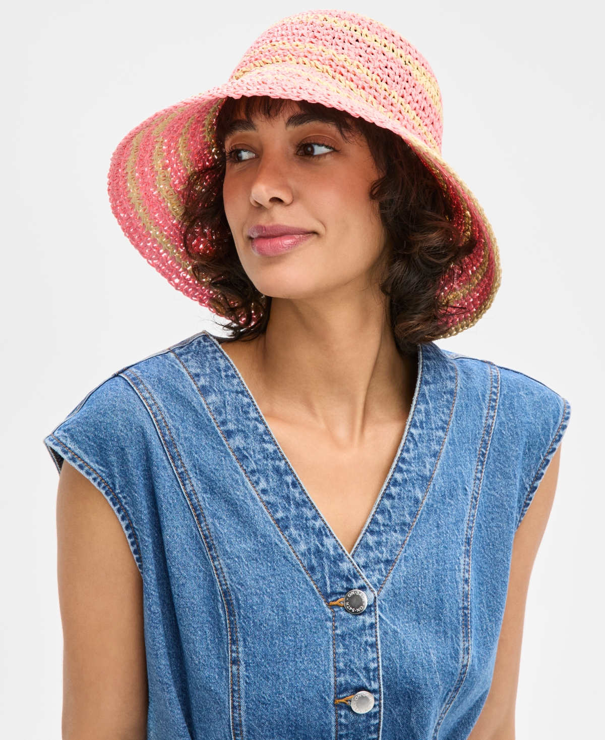 On 34th Space-dye Crochet Bucket Hat, Exclusively At Macy's