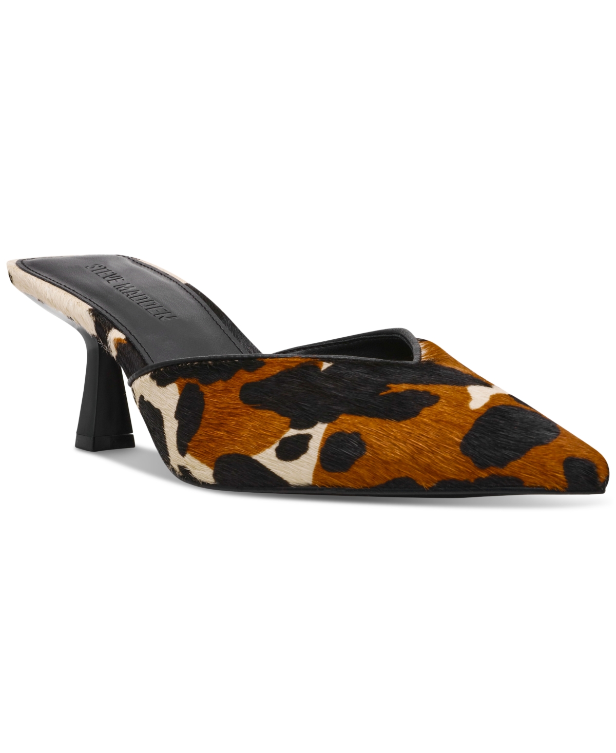 STEVE MADDEN MOD-A MID-HEEL DRESS MULES 