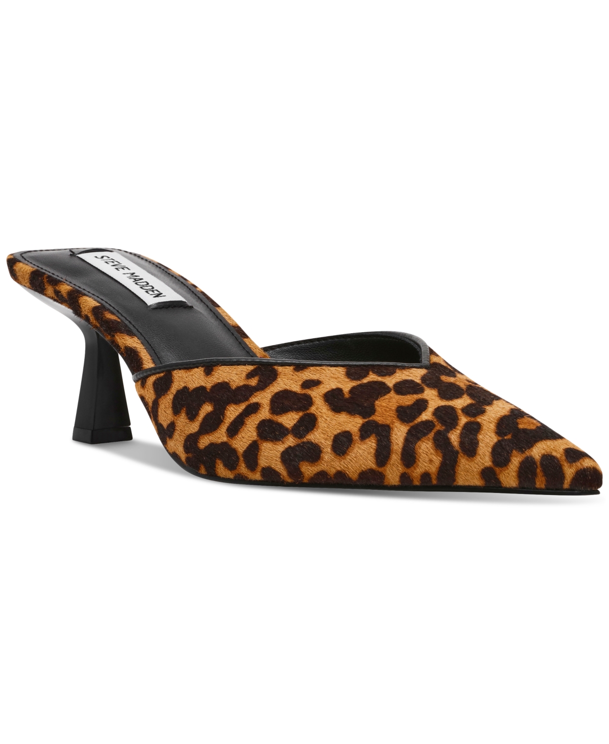 Mod-a Mid-Heel Dress Mules - Cowprint Multi