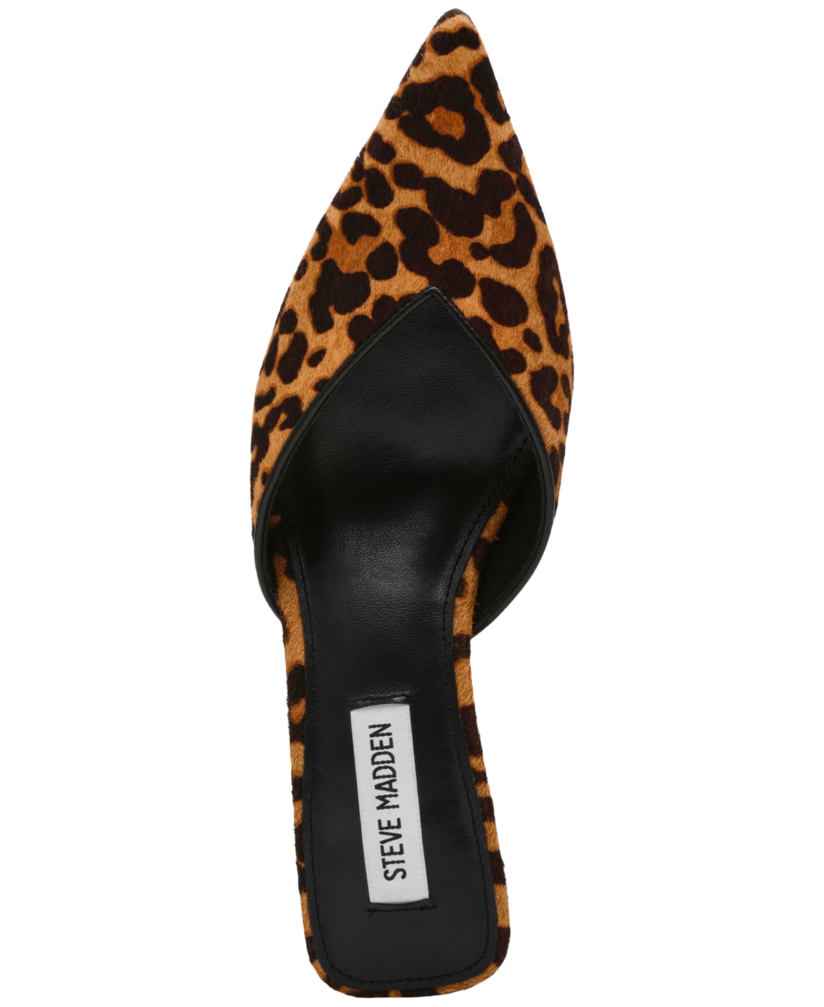 Steve Madden Mod-a Mid-heel Dress Mules In Leopard Multi
