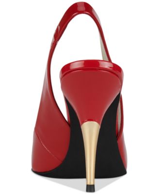 Women's Charis Peep-Toe Slingback Pumps