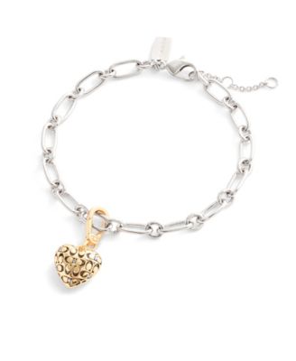 Faux Stone Collectible Signature Quilted Heart Charms