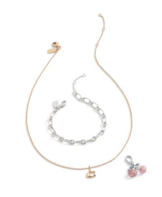 Pink Collectible Signature Glittery Cherry Charms