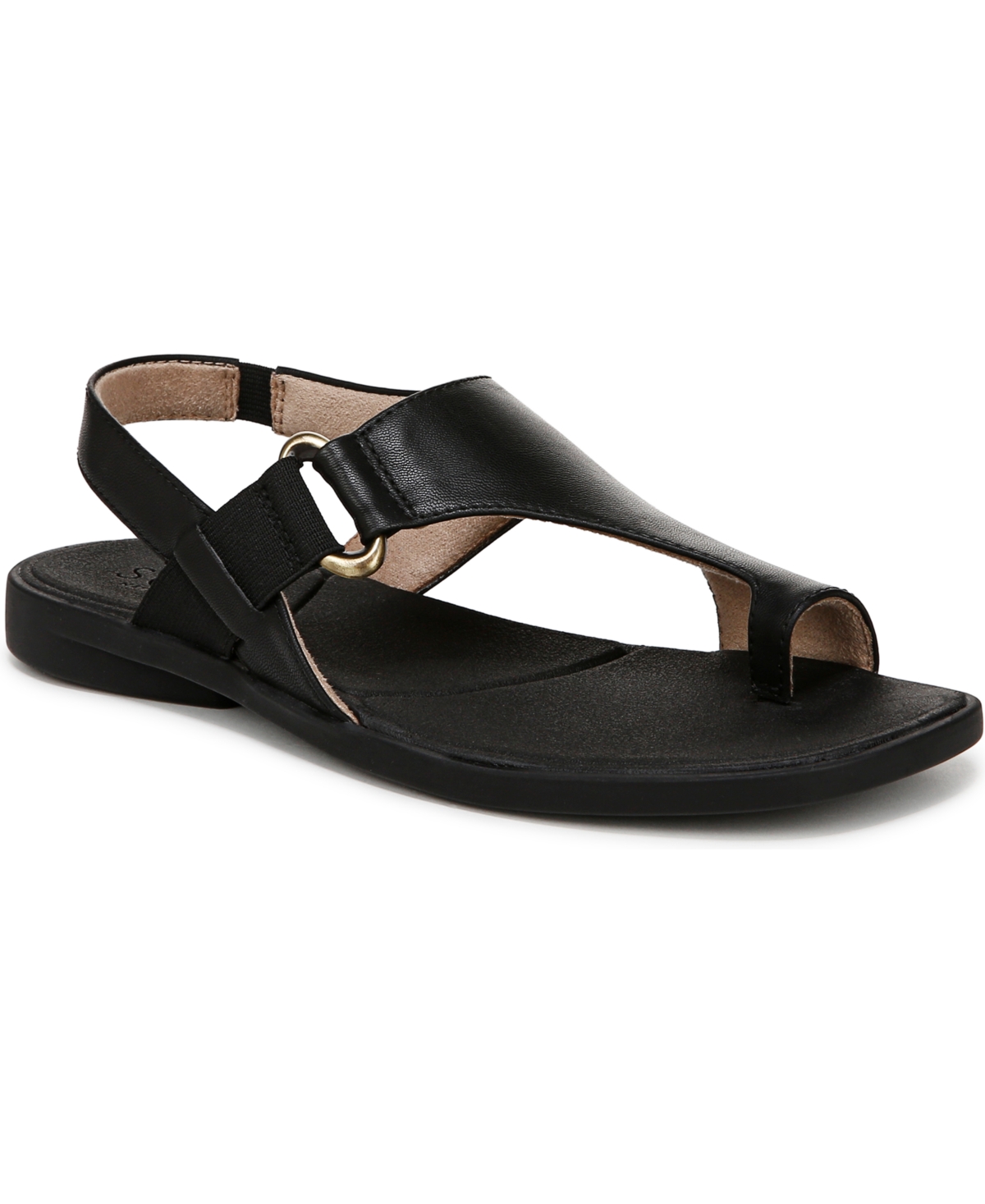 Soul Naturalizer Freya Sandal In Black Faux Leather