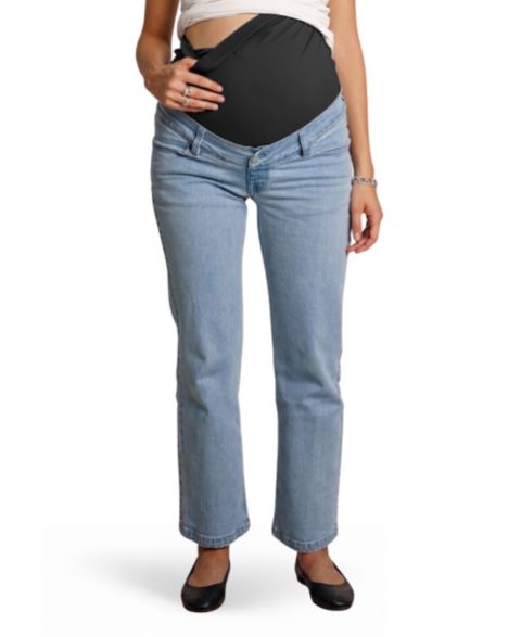 Женские джинсы NOM Maternity Hailey Straight Leg Maternity, цвет: Светлая варка