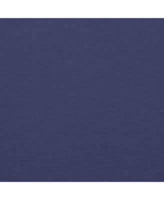 Highback Chair Cushions 2 pcs Navy Blue Oxford Fabric
