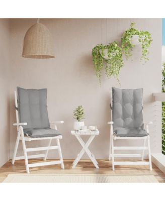 Highback Chair Cushions 2 pcs Oxford Fabric