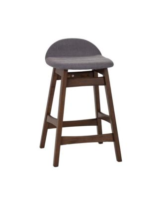 24 Inch Counter Chair - Grey (RTA)-Set of 2