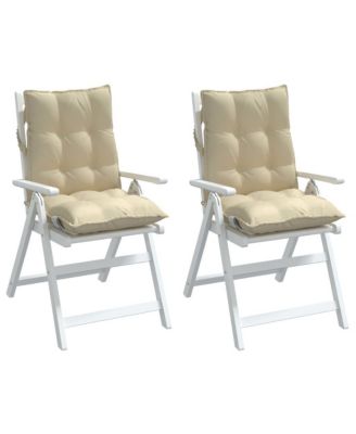 Lowback Chair Cushions 2 pcs Oxford Fabric