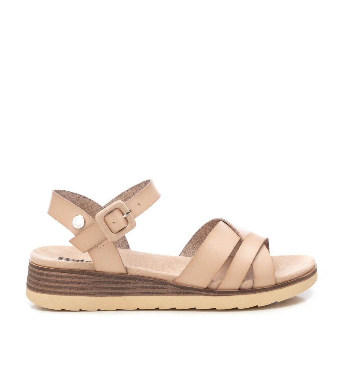 Refresh By Xti Women's Flat Sandals - Black
