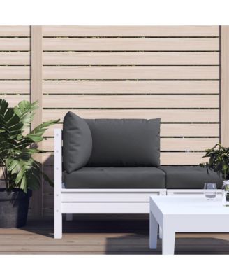 Pallet Cushion Charcoal Oxford fabric (100% polyester) Medium