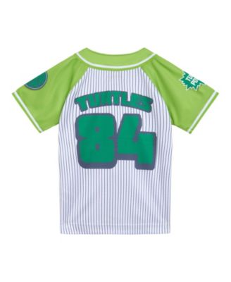 Toddler Boys Mesh Baseball Jersey Button Down Dress Shirt