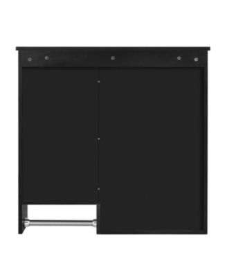 Modern Wall Mount Medicine Cabinet with Mirror and Towel Bar (29" x 28")