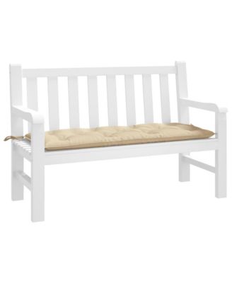 Garden Bench Cushion Beige 47.2"x19.7"x2.8" Oxford Fabric