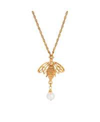 Crystal AB Bee Pendant Necklace