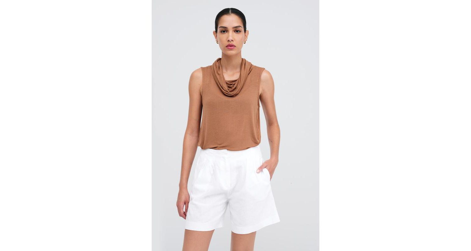 Women's Callie Sheer Jersey Sleeveless Day-to-Night Tank Top