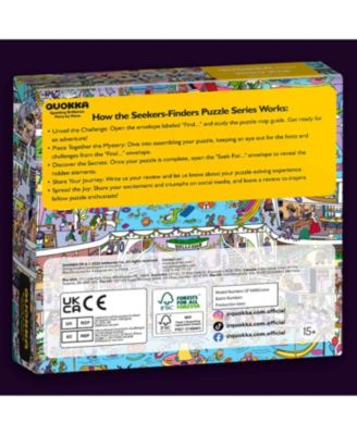 1000 Piece Jigsaw Puzzle for Adults – Themed Puzzles with Bonus Challenges