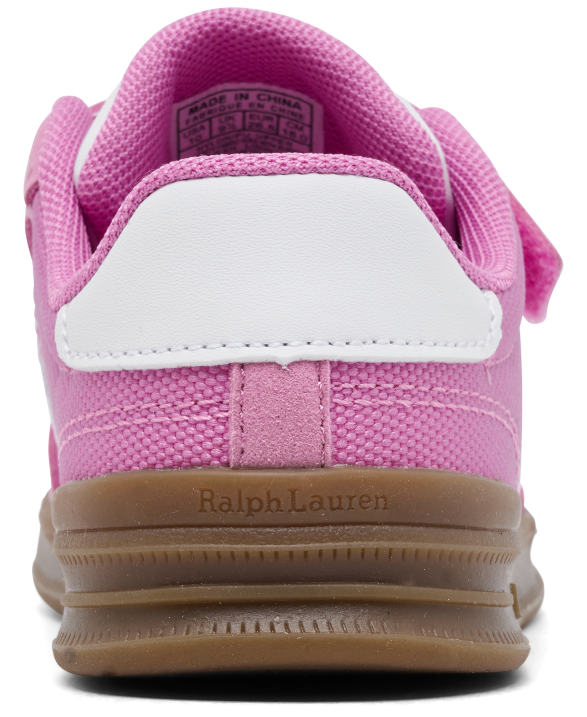 Polo Ralph Lauren Toddler Girls Heritage Court Iii T-Toe Fastening Strap Casual Sneakers from Finish Line
