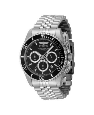 Men's 48381 Pro Diver Quartz Chronograph Black Dial Watch