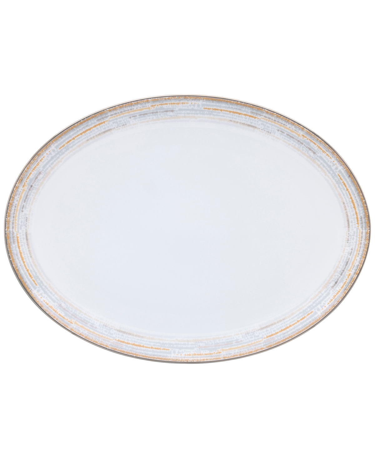 Noritake Raylan Oval Platter In White