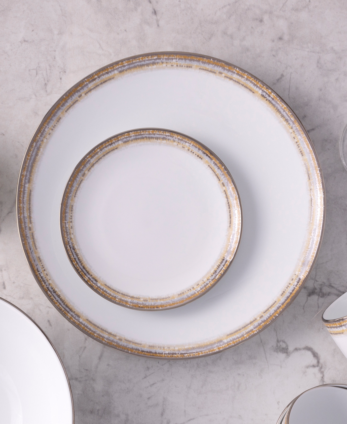 Noritake Raylan Dinner Plates, Set Of 4 In White