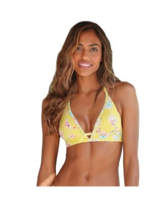 Women's Plunge Triangle Bikini Swimsuit Top Bra Sizing