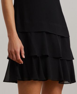 Women's Crinkle Georgette Shift Dress 