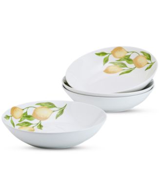 Studio Nova - Country Lemons Pasta Bowls, Set of 4