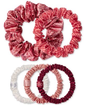 5-Pc. Pure Silk Assorted Scrunchies Set
