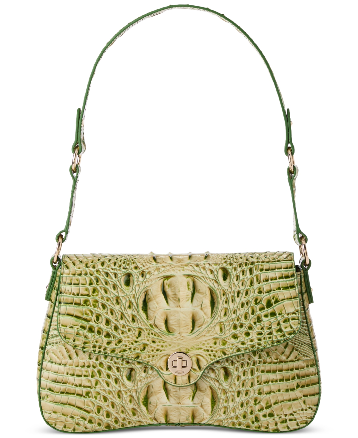 Nerida Melbourne Small Leather Shoulder - Fern