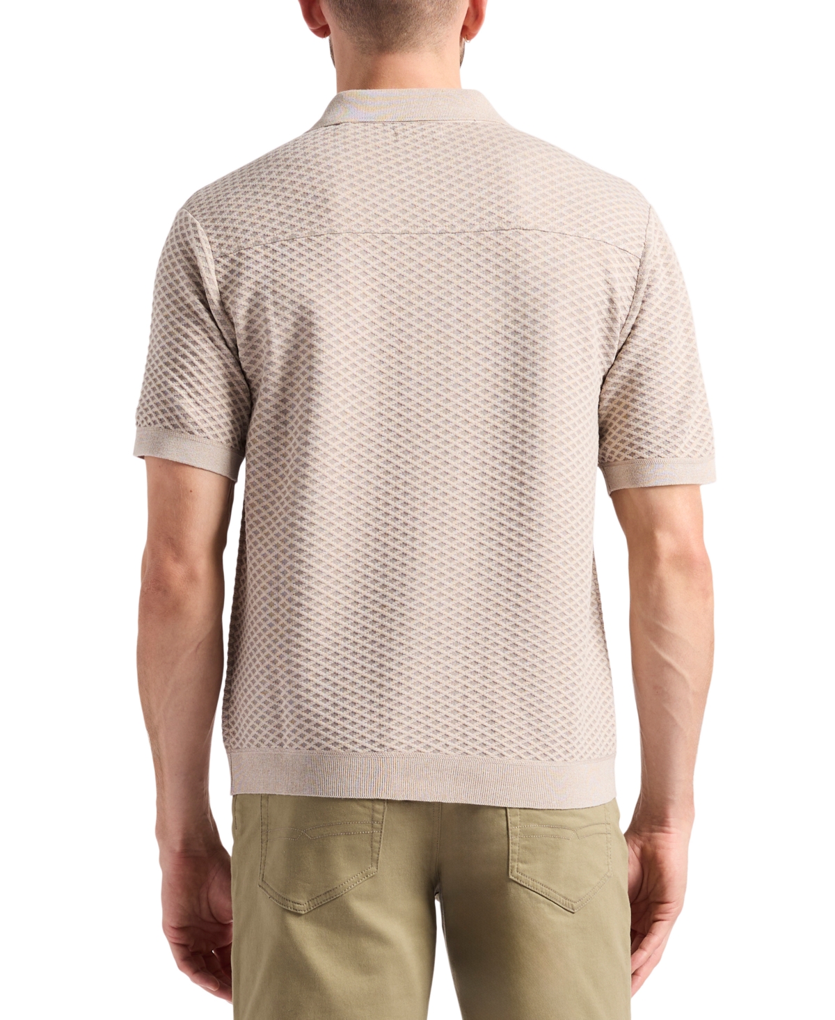 Buffalo David Bitton Men's Willow Relaxed Fit Short Sleeve Button-front Camp Shirt In Tuffet