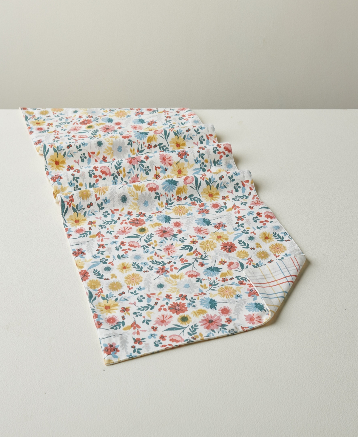 Tableau Cottage Garden Table Runner, 72" X 14" In Multi
