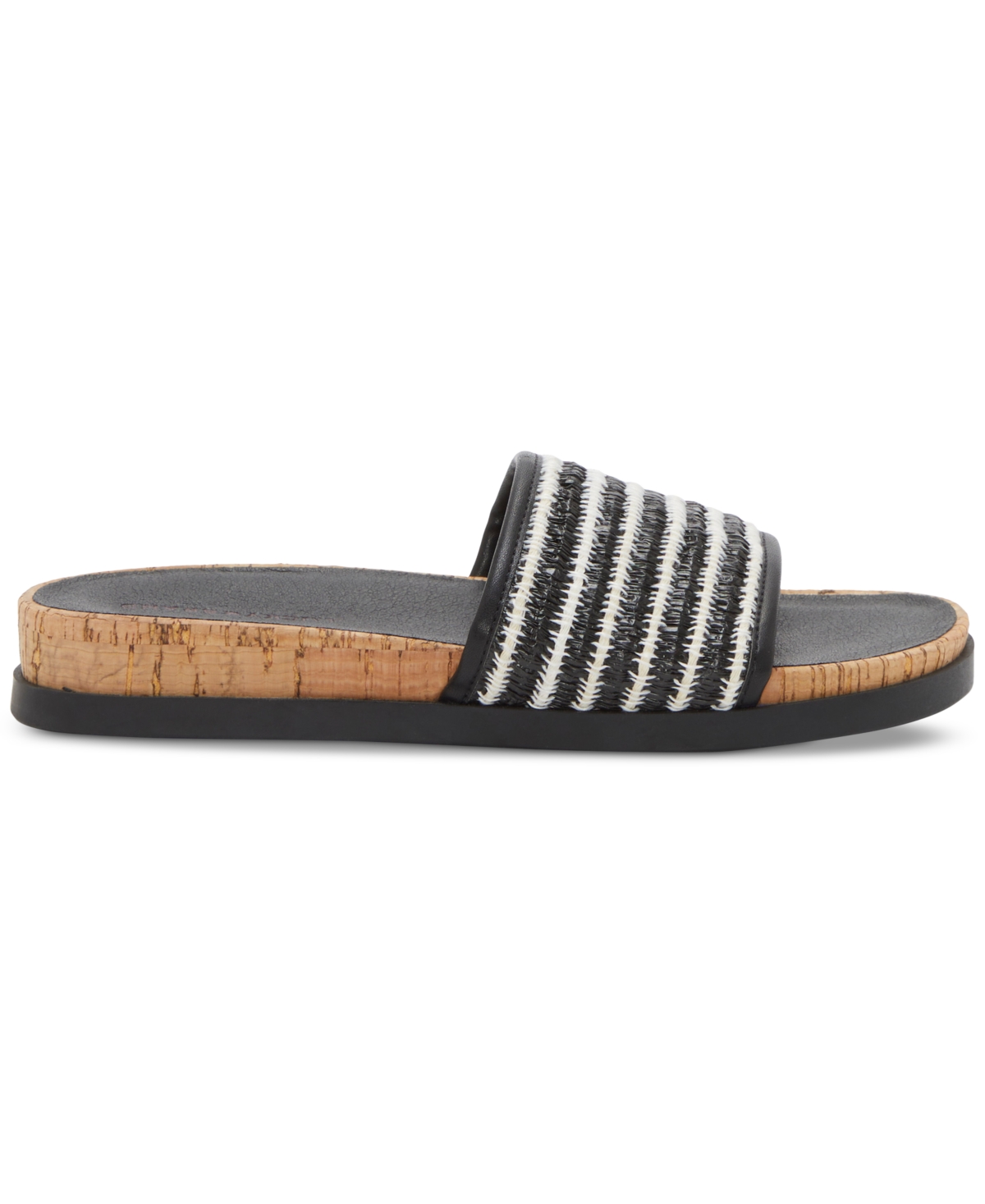 LUCKY BRAND WOMEN'S DYLINA CORK PLATFORM SLIDE SANDALS 