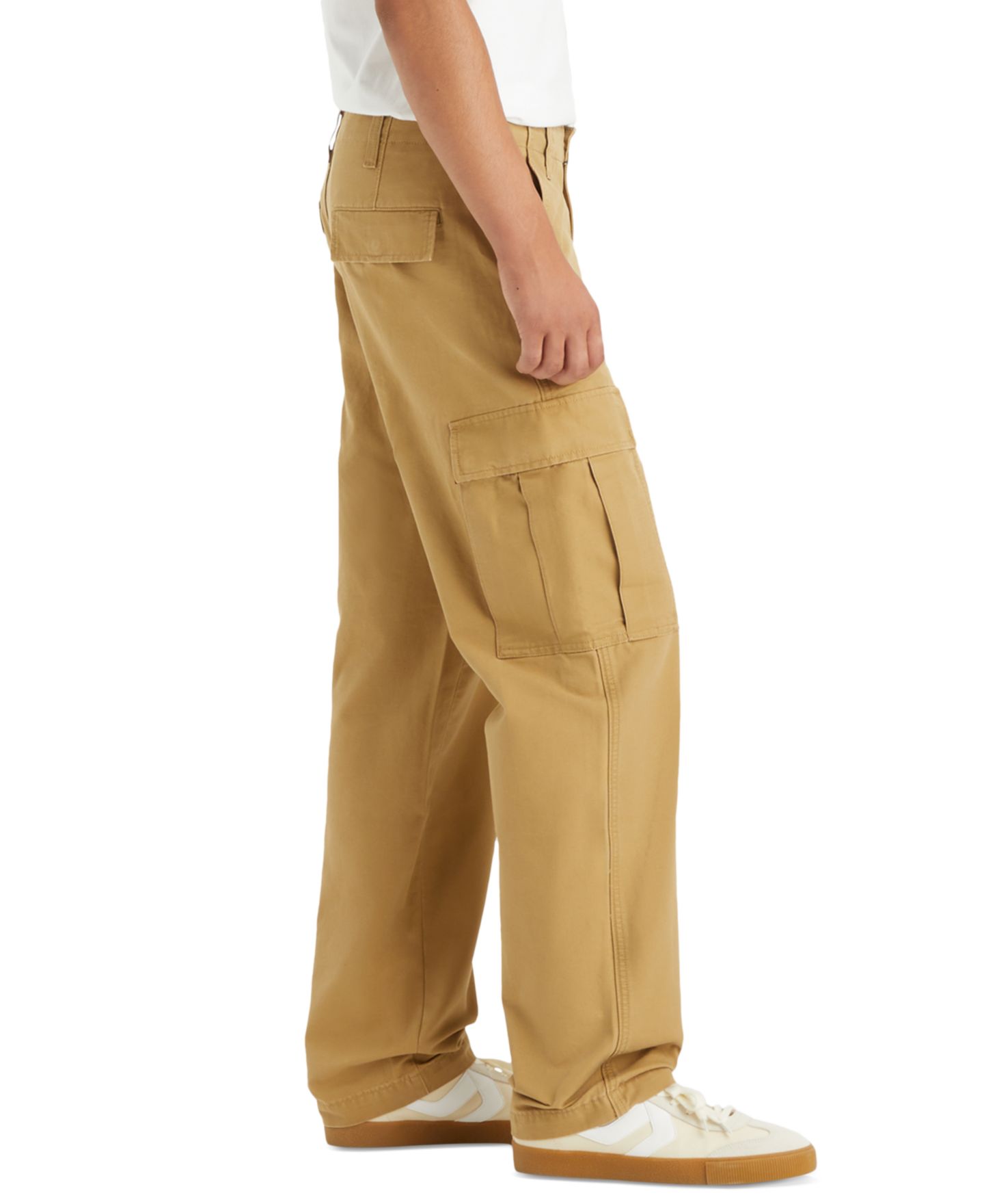 Мужские брюки Levi's XX Relaxed-Fit Straight-Leg Cargo, цвет: Хаки — фото 2