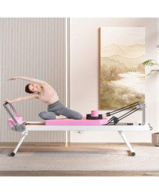 Streamdale Pilates core bed, foldable home high quality, yoga studio with the same commercial fitness equipment, pink