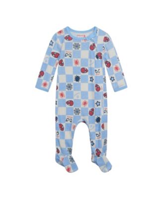 Baby Boys Marvel 2 Pack Zip Up Sleep N' Play Coveralls
