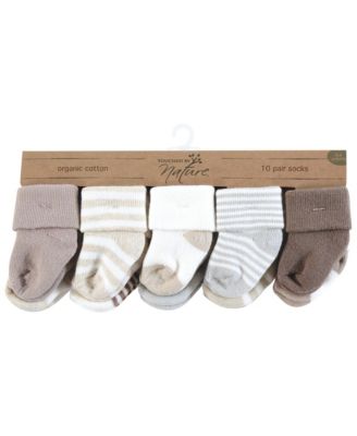 10-Pair Natural Terry Knit Essentials