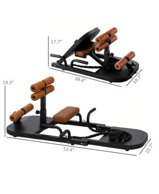 Sissy Squat Machine Hip Thrust Machine with Push Up Sd,