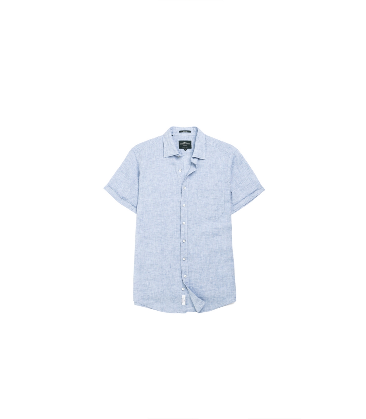 Rodd & Gunn Palm Beach Short Sleeve Slim Fit Shirt In Blue