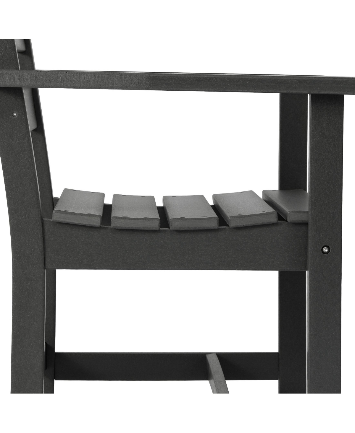 7-Piece Hdpe Outdoor Rectangular Patio Dining Table Set
