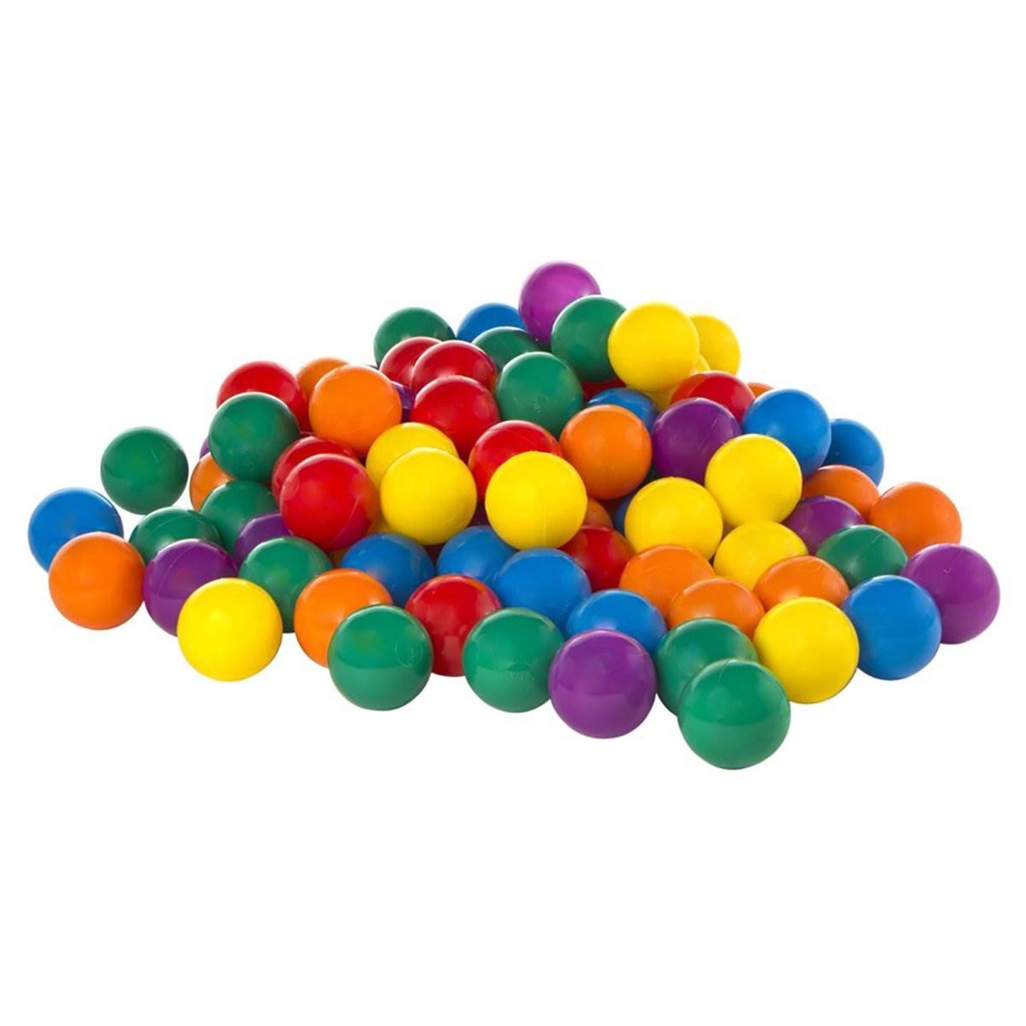 Детские игрушки Intex Fun Ballz 2.5" Multi-Colored Plastic Balls, 100-Pack, Ages 3+ — фото 2