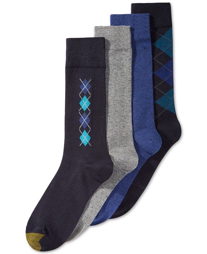 Gold Toe 4Pack Argyle Dress Socks & Reviews Socks Men Macy's