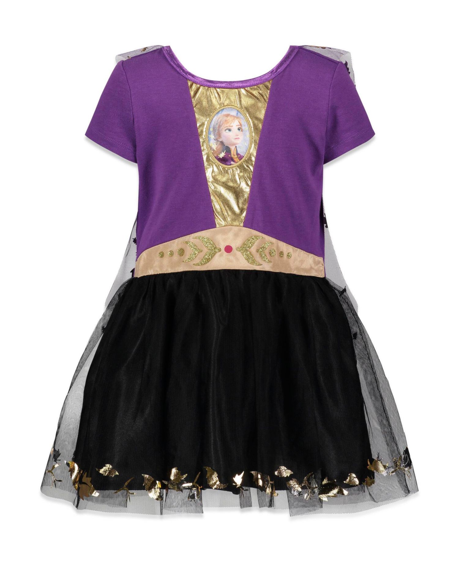 Disney Princess Anna Elsa Girls Gown and Headband Toddler to Big Kid